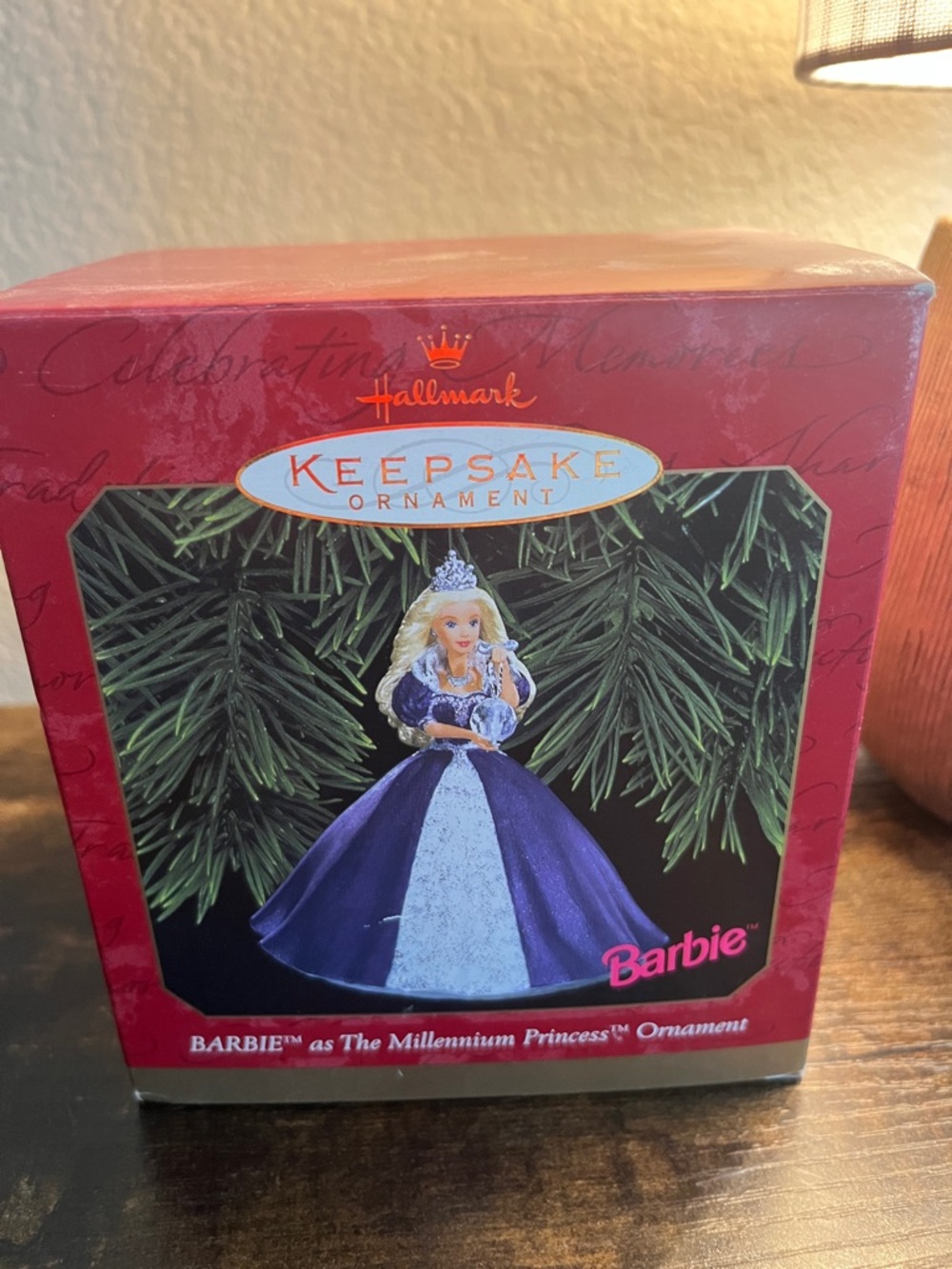 Hallmark Barbie Keepsake Ornament - Purple and White Gown